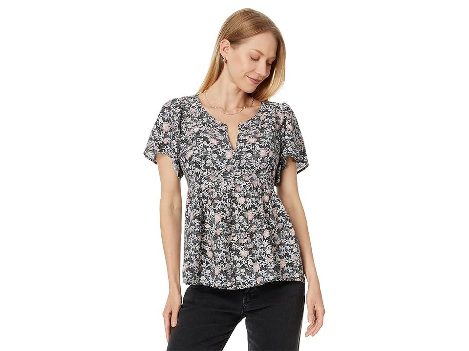 Short Sleeve Peasant Blouse