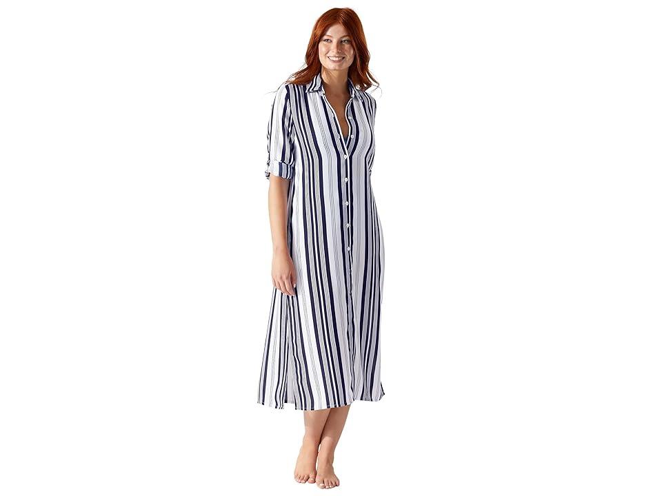 Tan Lines Stripes Midi Duster