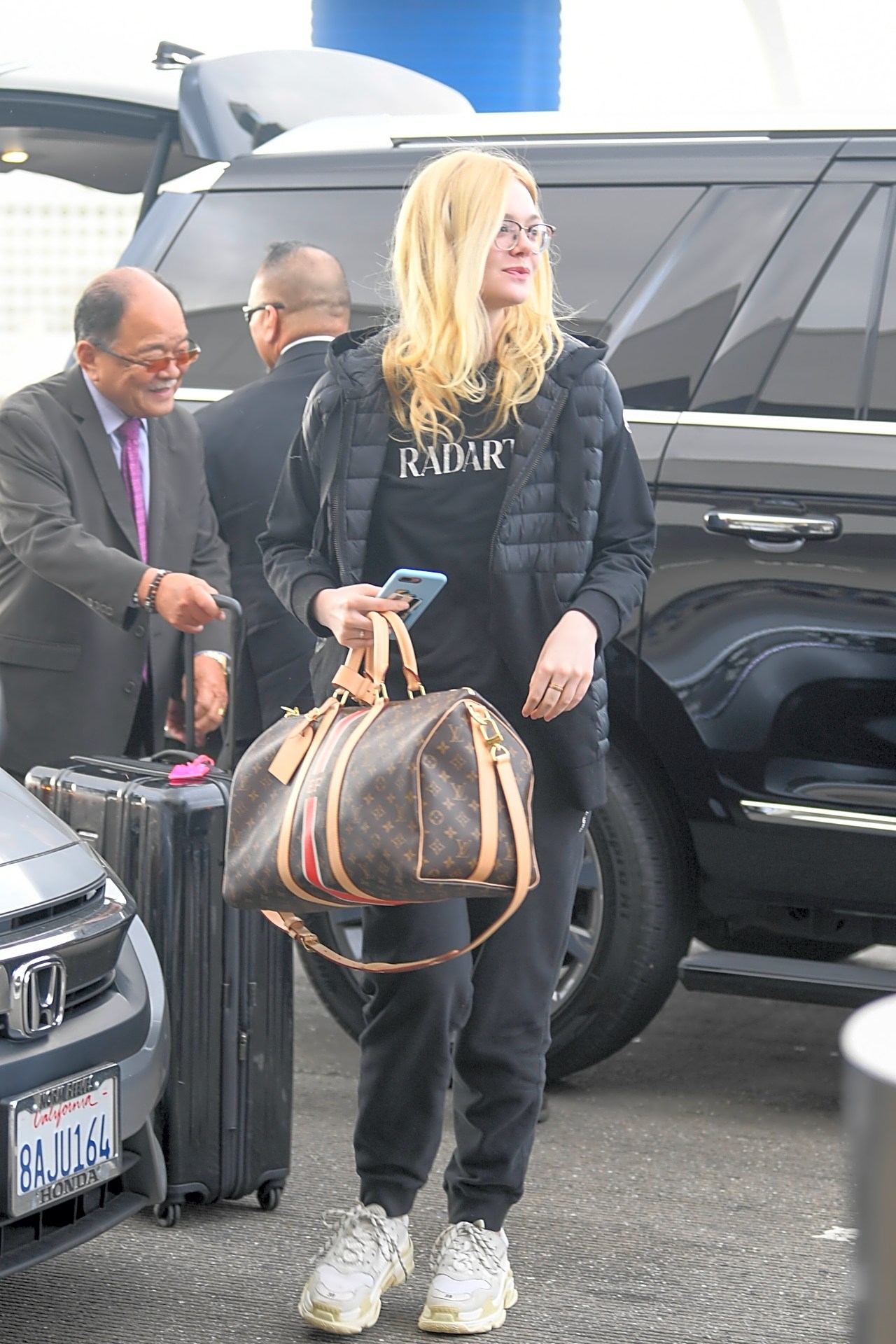 Elle Fanning LAX Airport April 22, 2019