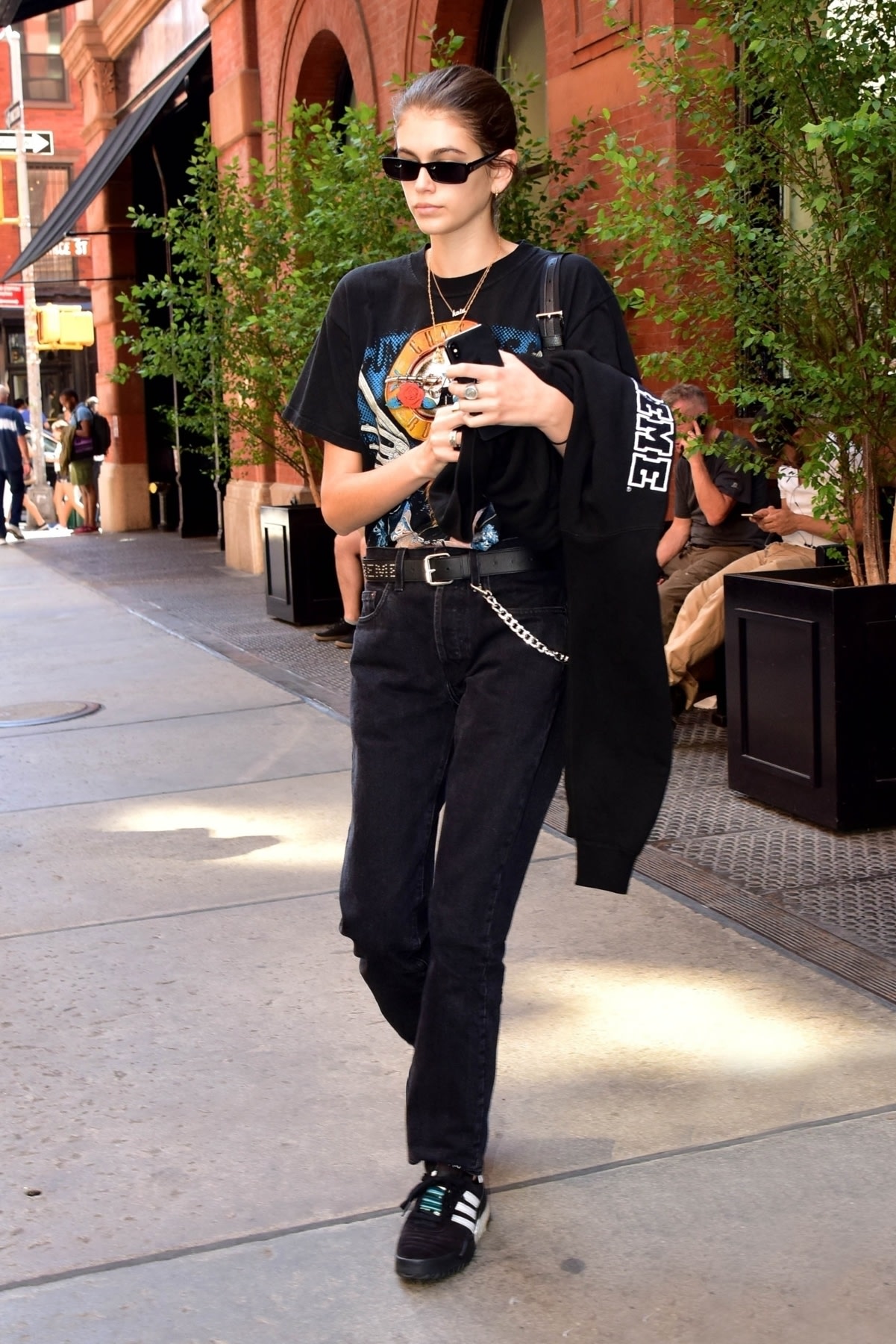 Kaia Gerber Six Flags Magic Mountain June 29, 2021