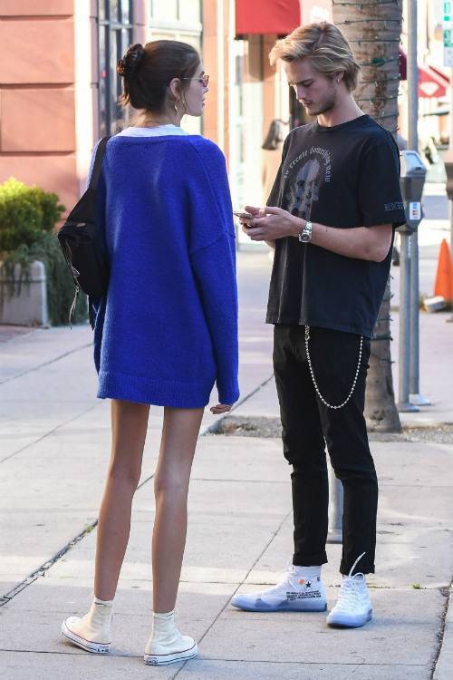 Kaia Gerber Six Flags Magic Mountain June 29, 2021