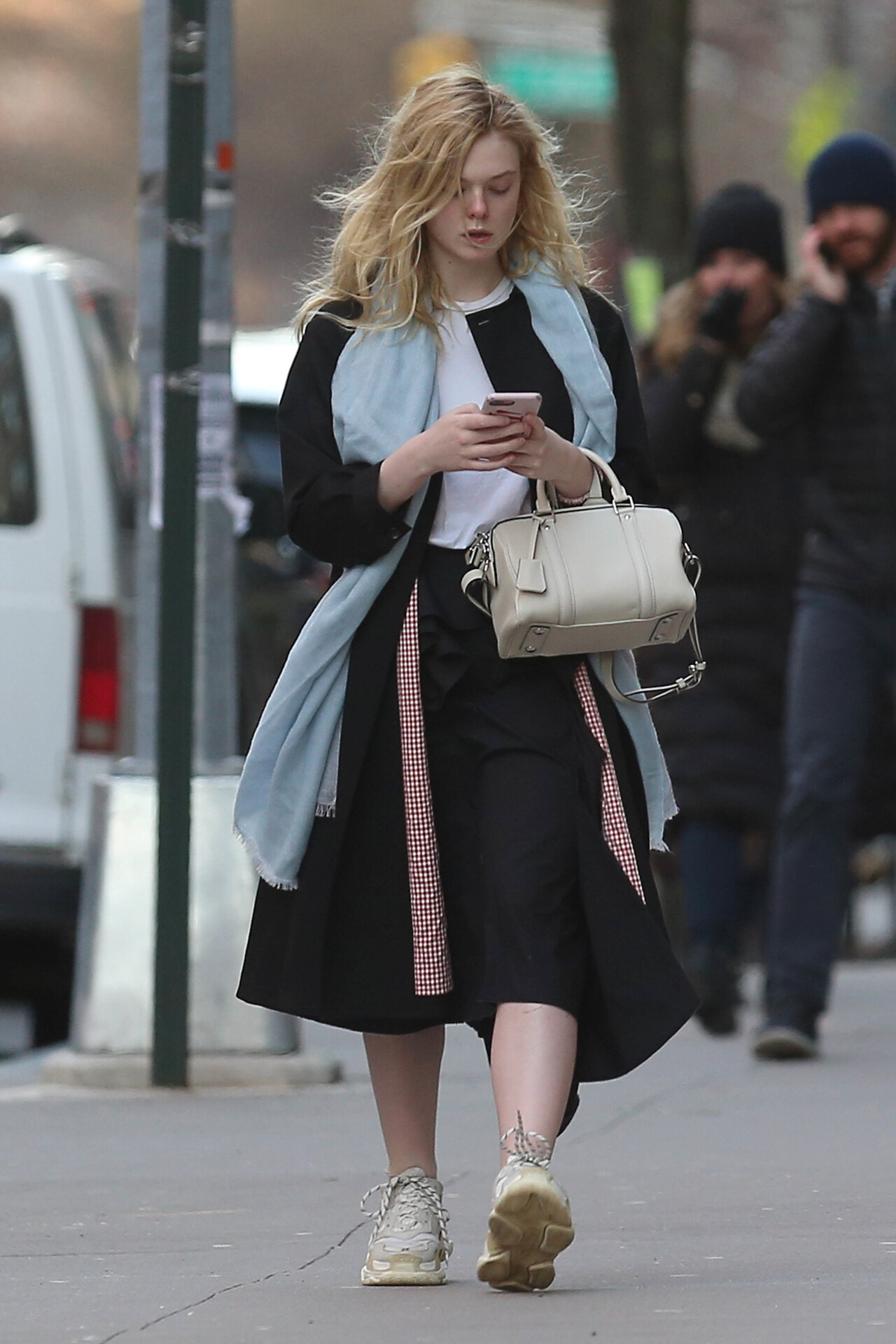 Elle Fanning LAX Airport April 22, 2019