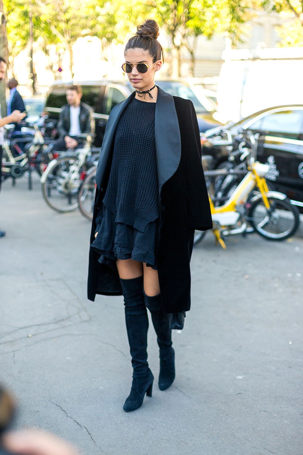 Sara Sampaio at Aol Build in NYC December 5, 2016