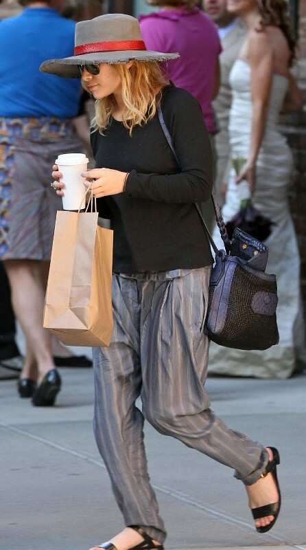 Ashley Olsen Out of An Office Building in New York November 3, 2011