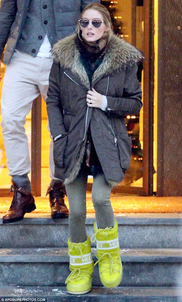 Olivia Palermo Gstaad, Switzerland January 1, 2015