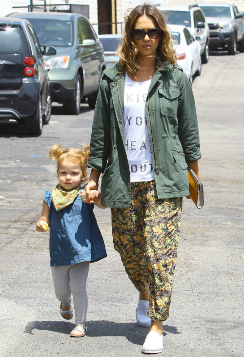 Jessica Alba LAX Airport June 24, 2014