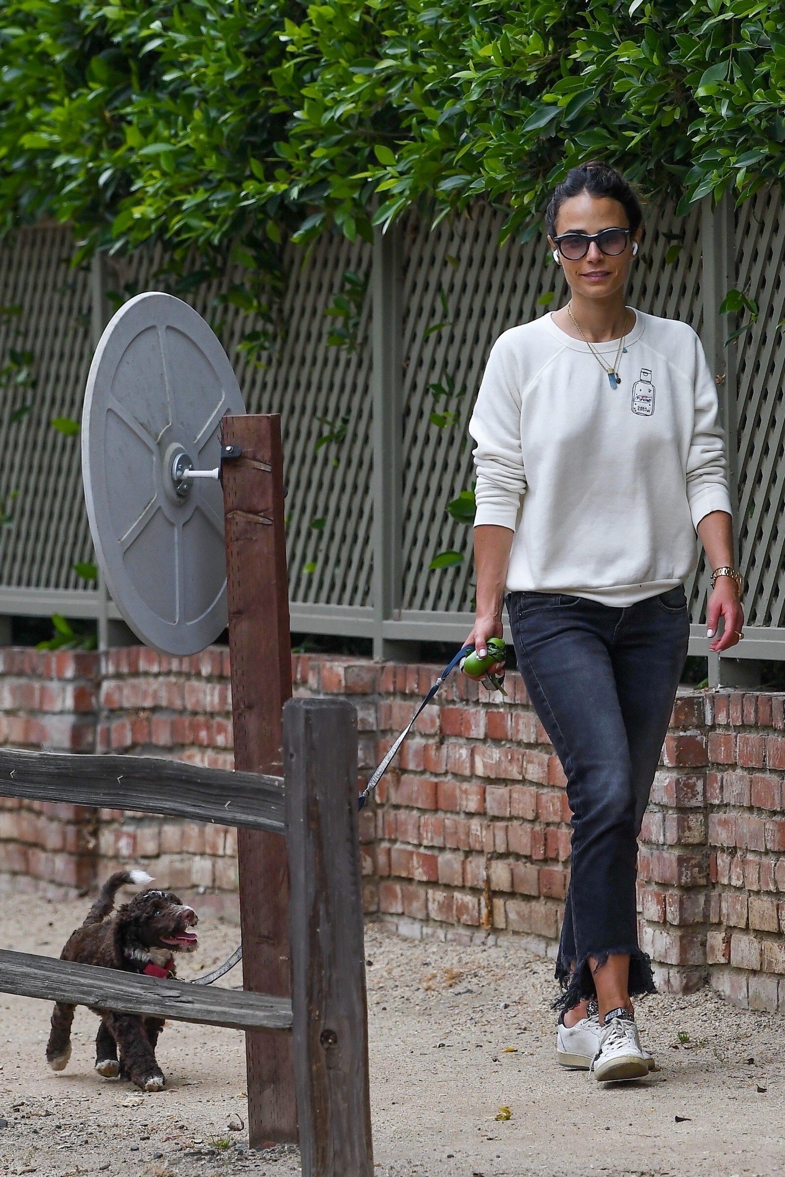 Jordana Brewster in Brentwood October 8, 2020