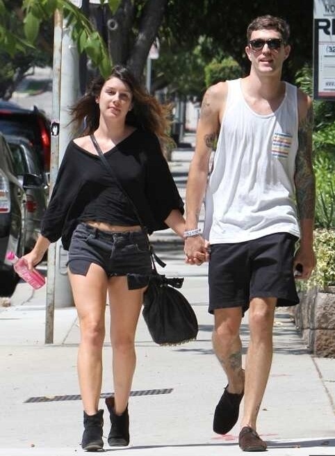 Shenae Grimes 90210 Set February 4, 2013